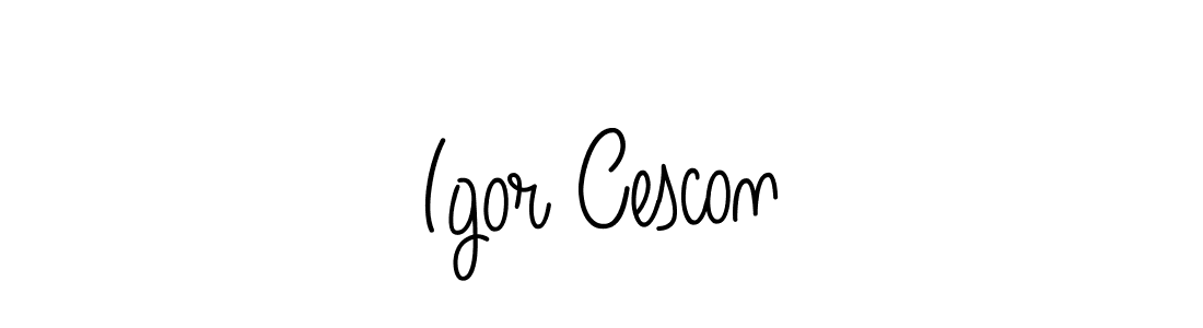 How to make Igor Cescon signature? Angelique-Rose-font-FFP is a professional autograph style. Create handwritten signature for Igor Cescon name. Igor Cescon signature style 5 images and pictures png