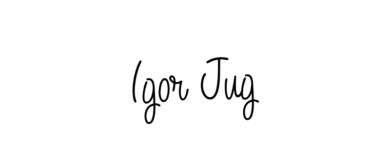 Design your own signature with our free online signature maker. With this signature software, you can create a handwritten (Angelique-Rose-font-FFP) signature for name Igor Jug. Igor Jug signature style 5 images and pictures png