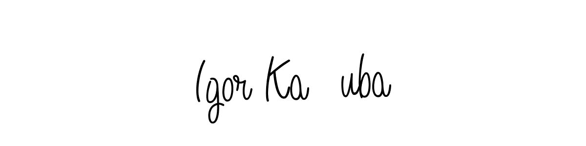 How to Draw Igor Kačuba signature style? Angelique-Rose-font-FFP is a latest design signature styles for name Igor Kačuba. Igor Kačuba signature style 5 images and pictures png