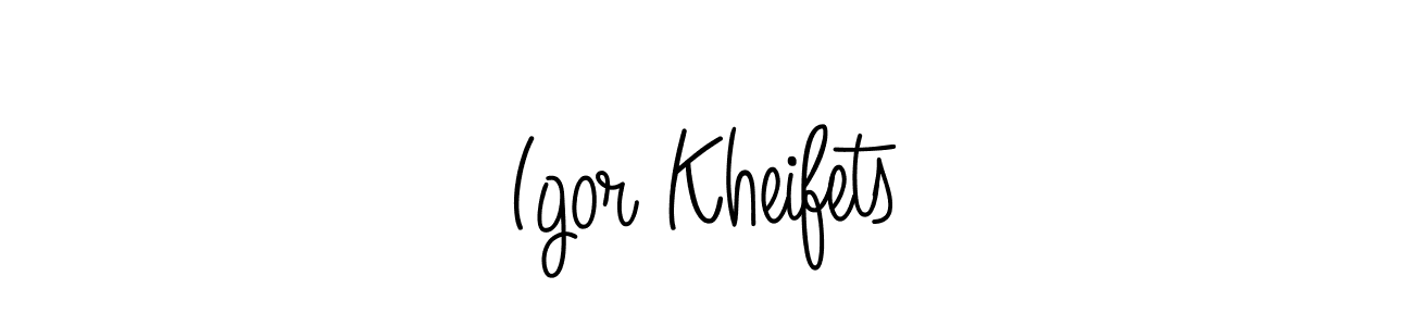 Create a beautiful signature design for name Igor Kheifets. With this signature (Angelique-Rose-font-FFP) fonts, you can make a handwritten signature for free. Igor Kheifets signature style 5 images and pictures png