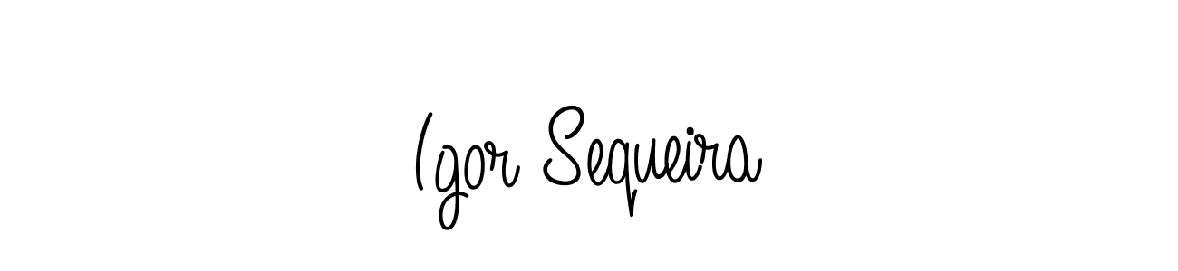 You should practise on your own different ways (Angelique-Rose-font-FFP) to write your name (Igor Sequeira) in signature. don't let someone else do it for you. Igor Sequeira signature style 5 images and pictures png