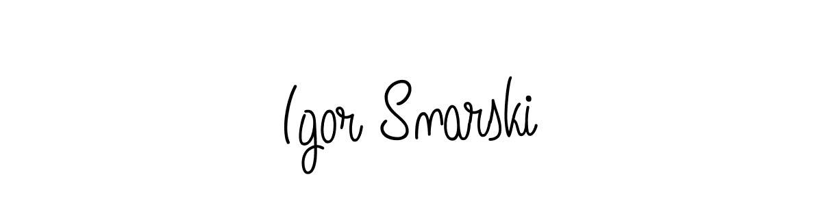 if you are searching for the best signature style for your name Igor Snarski. so please give up your signature search. here we have designed multiple signature styles  using Angelique-Rose-font-FFP. Igor Snarski signature style 5 images and pictures png