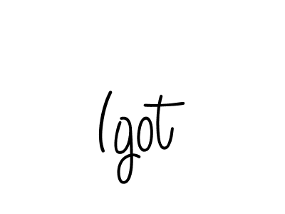 It looks lik you need a new signature style for name Igot. Design unique handwritten (Angelique-Rose-font-FFP) signature with our free signature maker in just a few clicks. Igot signature style 5 images and pictures png