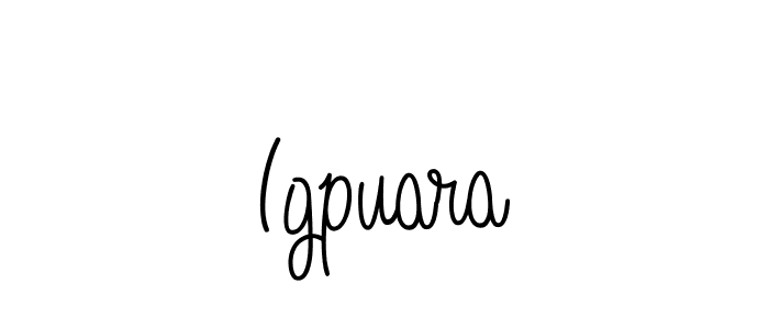 Also we have Igpuara name is the best signature style. Create professional handwritten signature collection using Angelique-Rose-font-FFP autograph style. Igpuara signature style 5 images and pictures png