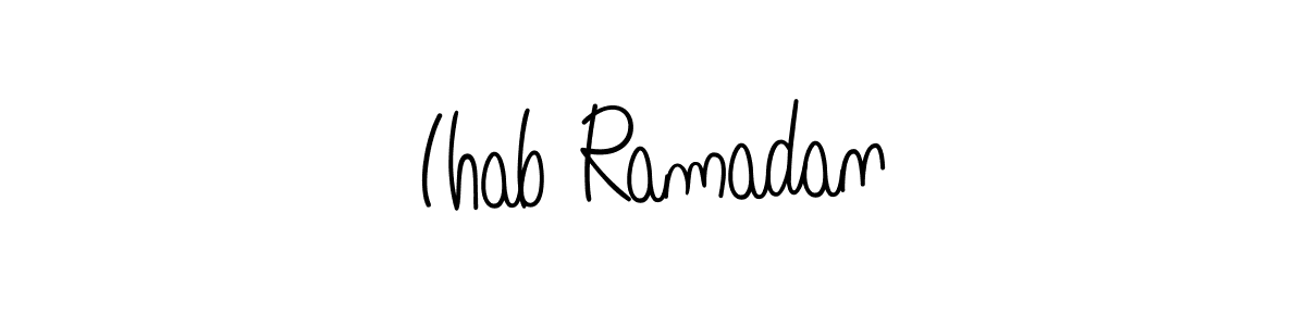 You can use this online signature creator to create a handwritten signature for the name Ihab Ramadan. This is the best online autograph maker. Ihab Ramadan signature style 5 images and pictures png