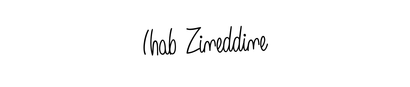 You can use this online signature creator to create a handwritten signature for the name Ihab Zineddine. This is the best online autograph maker. Ihab Zineddine signature style 5 images and pictures png
