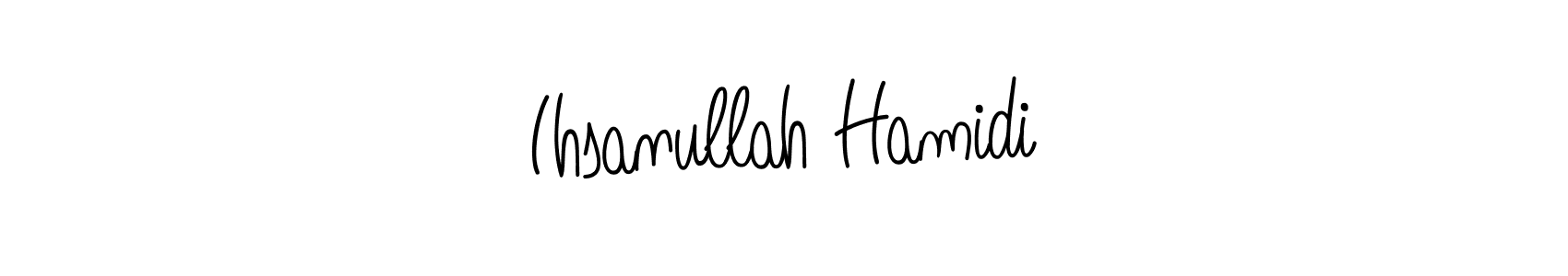 You can use this online signature creator to create a handwritten signature for the name Ihsanullah Hamidi. This is the best online autograph maker. Ihsanullah Hamidi signature style 5 images and pictures png