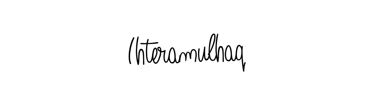 Once you've used our free online signature maker to create your best signature Angelique-Rose-font-FFP style, it's time to enjoy all of the benefits that Ihteramulhaq name signing documents. Ihteramulhaq signature style 5 images and pictures png