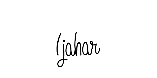 Make a beautiful signature design for name Ijahar. Use this online signature maker to create a handwritten signature for free. Ijahar signature style 5 images and pictures png