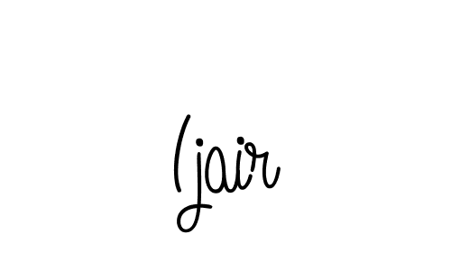 Create a beautiful signature design for name Ijair. With this signature (Angelique-Rose-font-FFP) fonts, you can make a handwritten signature for free. Ijair signature style 5 images and pictures png