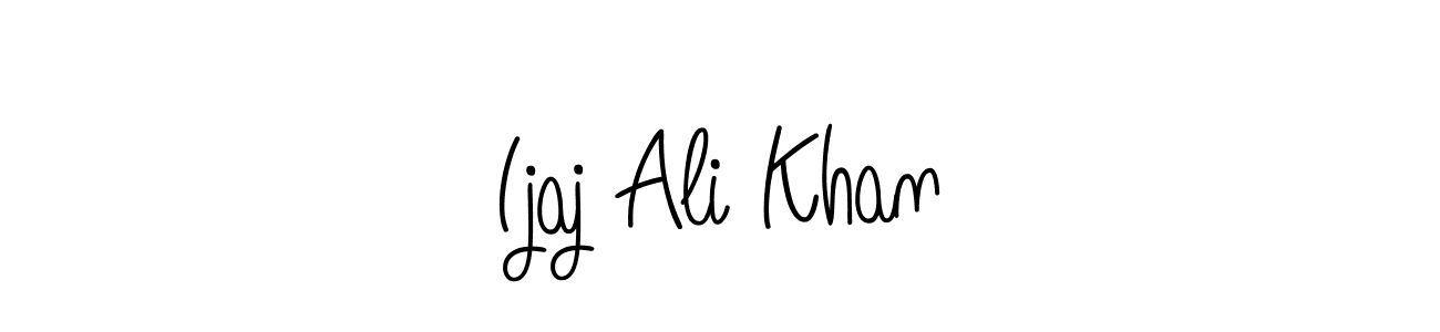 Also we have Ijaj Ali Khan name is the best signature style. Create professional handwritten signature collection using Angelique-Rose-font-FFP autograph style. Ijaj Ali Khan signature style 5 images and pictures png