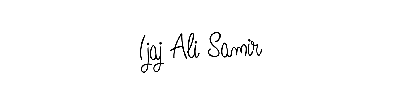 How to Draw Ijaj Ali Samir signature style? Angelique-Rose-font-FFP is a latest design signature styles for name Ijaj Ali Samir. Ijaj Ali Samir signature style 5 images and pictures png