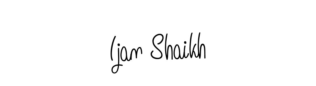 Best and Professional Signature Style for Ijan Shaikh. Angelique-Rose-font-FFP Best Signature Style Collection. Ijan Shaikh signature style 5 images and pictures png