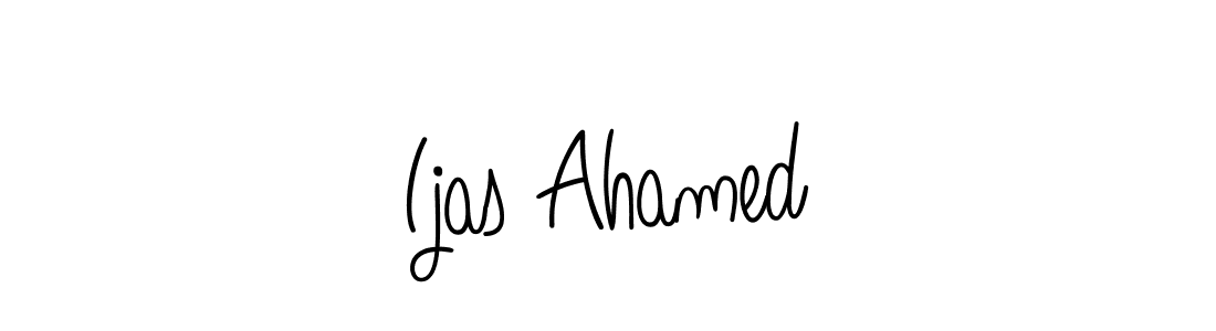 Ijas Ahamed stylish signature style. Best Handwritten Sign (Angelique-Rose-font-FFP) for my name. Handwritten Signature Collection Ideas for my name Ijas Ahamed. Ijas Ahamed signature style 5 images and pictures png