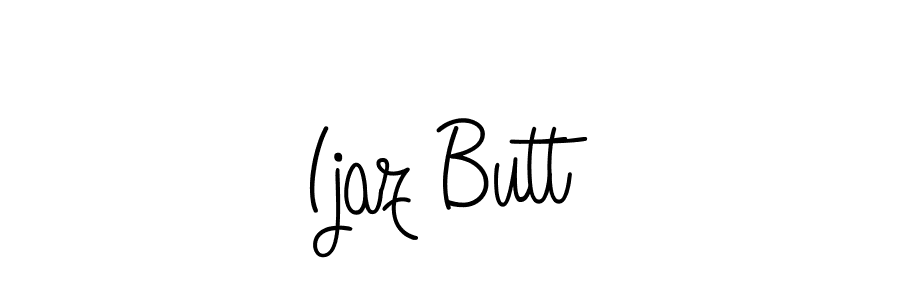 if you are searching for the best signature style for your name Ijaz Butt. so please give up your signature search. here we have designed multiple signature styles  using Angelique-Rose-font-FFP. Ijaz Butt signature style 5 images and pictures png