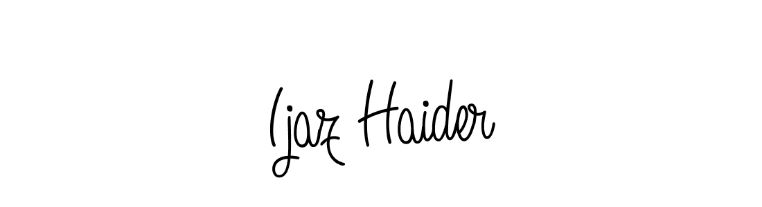 It looks lik you need a new signature style for name Ijaz Haider. Design unique handwritten (Angelique-Rose-font-FFP) signature with our free signature maker in just a few clicks. Ijaz Haider signature style 5 images and pictures png