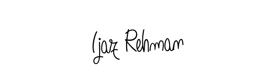 Design your own signature with our free online signature maker. With this signature software, you can create a handwritten (Angelique-Rose-font-FFP) signature for name Ijaz Rehman. Ijaz Rehman signature style 5 images and pictures png