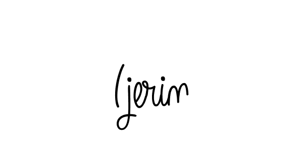 Design your own signature with our free online signature maker. With this signature software, you can create a handwritten (Angelique-Rose-font-FFP) signature for name Ijerin. Ijerin signature style 5 images and pictures png