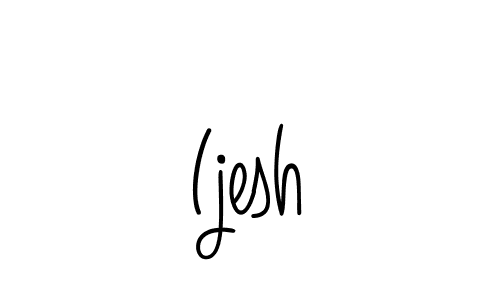 Design your own signature with our free online signature maker. With this signature software, you can create a handwritten (Angelique-Rose-font-FFP) signature for name Ijesh. Ijesh signature style 5 images and pictures png