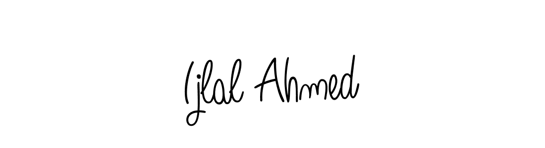 Best and Professional Signature Style for Ijlal Ahmed. Angelique-Rose-font-FFP Best Signature Style Collection. Ijlal Ahmed signature style 5 images and pictures png