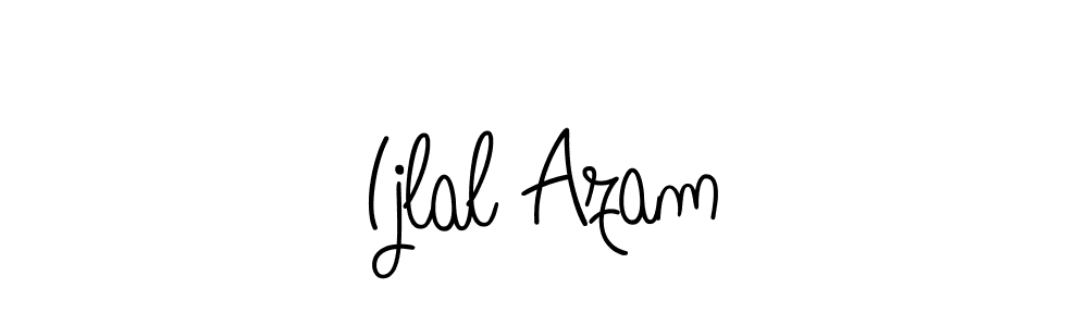 Design your own signature with our free online signature maker. With this signature software, you can create a handwritten (Angelique-Rose-font-FFP) signature for name Ijlal Azam. Ijlal Azam signature style 5 images and pictures png