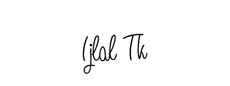 This is the best signature style for the Ijlal Tk name. Also you like these signature font (Angelique-Rose-font-FFP). Mix name signature. Ijlal Tk signature style 5 images and pictures png