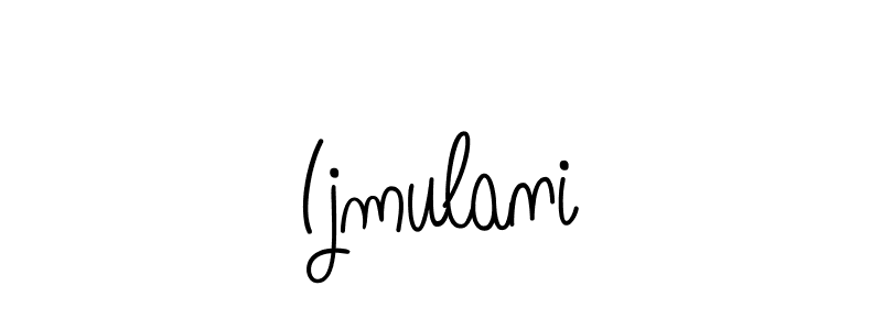 Use a signature maker to create a handwritten signature online. With this signature software, you can design (Angelique-Rose-font-FFP) your own signature for name Ijmulani. Ijmulani signature style 5 images and pictures png