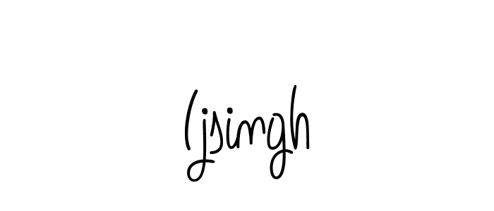 Ijsingh stylish signature style. Best Handwritten Sign (Angelique-Rose-font-FFP) for my name. Handwritten Signature Collection Ideas for my name Ijsingh. Ijsingh signature style 5 images and pictures png