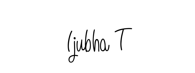 This is the best signature style for the Ijubha T name. Also you like these signature font (Angelique-Rose-font-FFP). Mix name signature. Ijubha T signature style 5 images and pictures png