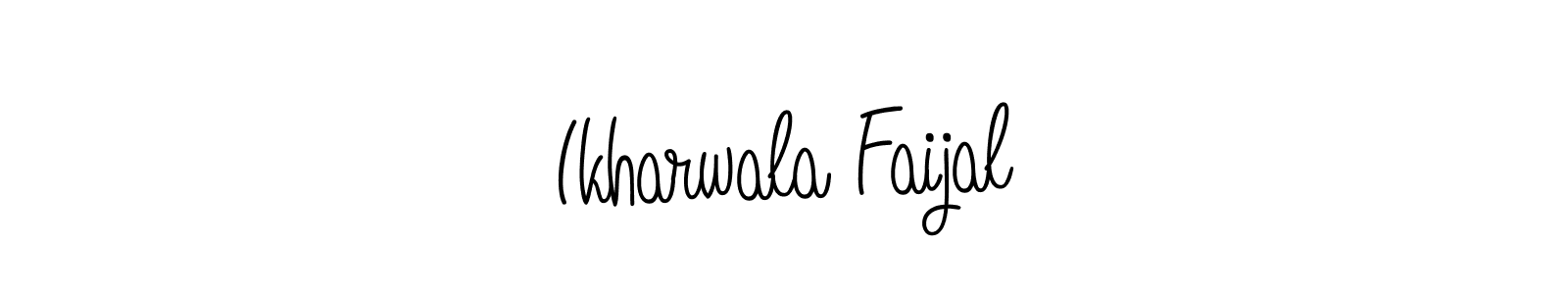 Also we have Ikharwala Faijal name is the best signature style. Create professional handwritten signature collection using Angelique-Rose-font-FFP autograph style. Ikharwala Faijal signature style 5 images and pictures png