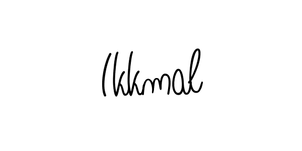 if you are searching for the best signature style for your name Ikkmal. so please give up your signature search. here we have designed multiple signature styles  using Angelique-Rose-font-FFP. Ikkmal signature style 5 images and pictures png