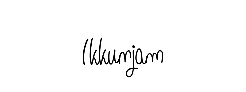 Ikkunjam stylish signature style. Best Handwritten Sign (Angelique-Rose-font-FFP) for my name. Handwritten Signature Collection Ideas for my name Ikkunjam. Ikkunjam signature style 5 images and pictures png