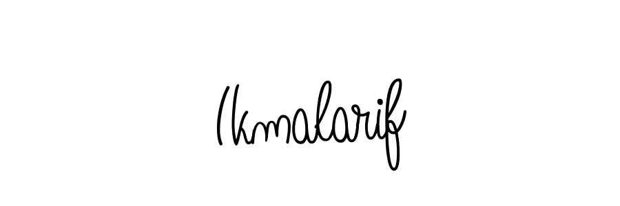 if you are searching for the best signature style for your name Ikmalarif. so please give up your signature search. here we have designed multiple signature styles  using Angelique-Rose-font-FFP. Ikmalarif signature style 5 images and pictures png