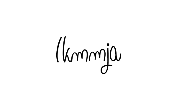 How to make Ikmmja signature? Angelique-Rose-font-FFP is a professional autograph style. Create handwritten signature for Ikmmja name. Ikmmja signature style 5 images and pictures png