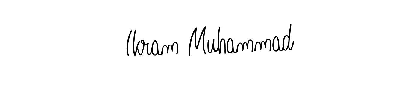 This is the best signature style for the Ikram Muhammad name. Also you like these signature font (Angelique-Rose-font-FFP). Mix name signature. Ikram Muhammad signature style 5 images and pictures png