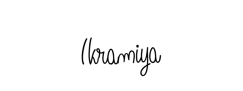 Similarly Angelique-Rose-font-FFP is the best handwritten signature design. Signature creator online .You can use it as an online autograph creator for name Ikramiya. Ikramiya signature style 5 images and pictures png