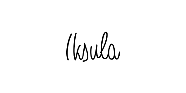 Make a beautiful signature design for name Iksula. Use this online signature maker to create a handwritten signature for free. Iksula signature style 5 images and pictures png