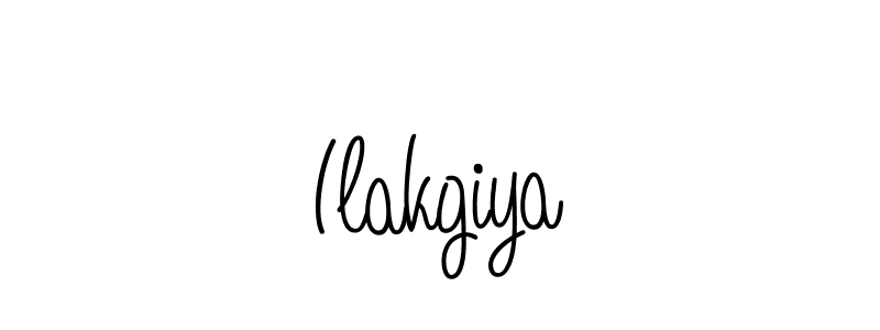 if you are searching for the best signature style for your name Ilakgiya. so please give up your signature search. here we have designed multiple signature styles  using Angelique-Rose-font-FFP. Ilakgiya signature style 5 images and pictures png