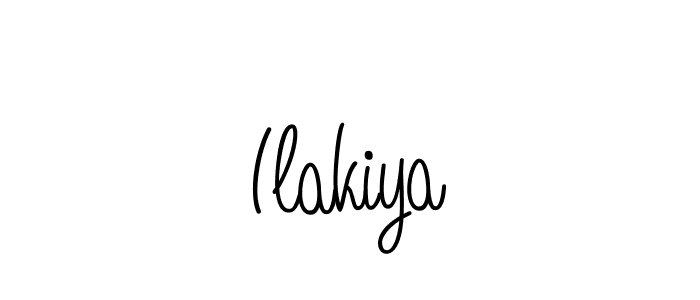 How to Draw Ilakiya signature style? Angelique-Rose-font-FFP is a latest design signature styles for name Ilakiya. Ilakiya signature style 5 images and pictures png