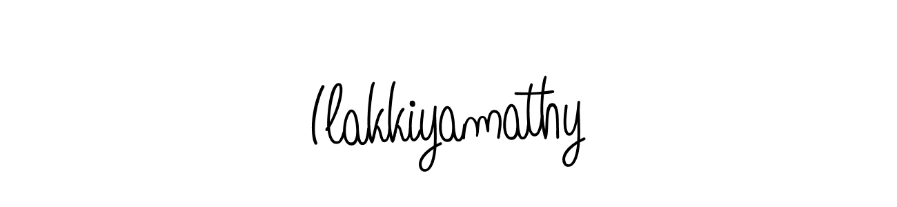 How to Draw Ilakkiyamathy signature style? Angelique-Rose-font-FFP is a latest design signature styles for name Ilakkiyamathy. Ilakkiyamathy signature style 5 images and pictures png