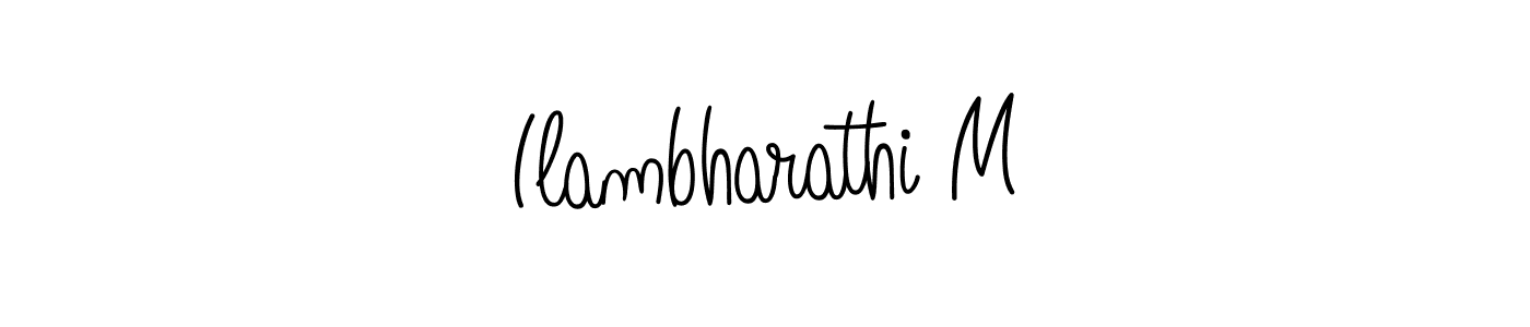 Similarly Angelique-Rose-font-FFP is the best handwritten signature design. Signature creator online .You can use it as an online autograph creator for name Ilambharathi M. Ilambharathi M signature style 5 images and pictures png