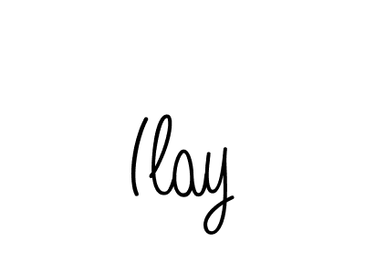 Design your own signature with our free online signature maker. With this signature software, you can create a handwritten (Angelique-Rose-font-FFP) signature for name Ilay. Ilay signature style 5 images and pictures png