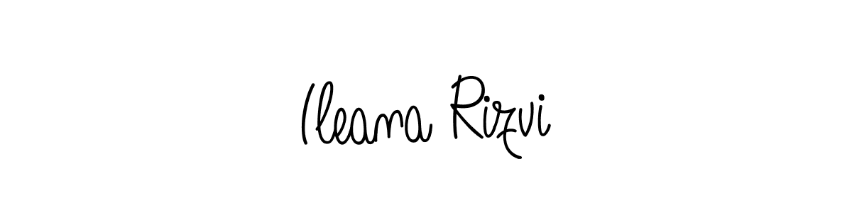 How to make Ileana Rizvi signature? Angelique-Rose-font-FFP is a professional autograph style. Create handwritten signature for Ileana Rizvi name. Ileana Rizvi signature style 5 images and pictures png