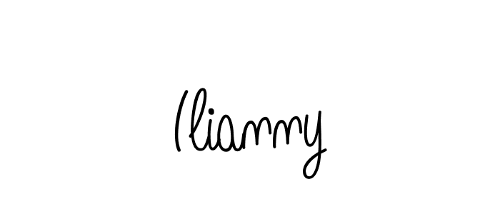 Angelique-Rose-font-FFP is a professional signature style that is perfect for those who want to add a touch of class to their signature. It is also a great choice for those who want to make their signature more unique. Get Ilianny name to fancy signature for free. Ilianny signature style 5 images and pictures png