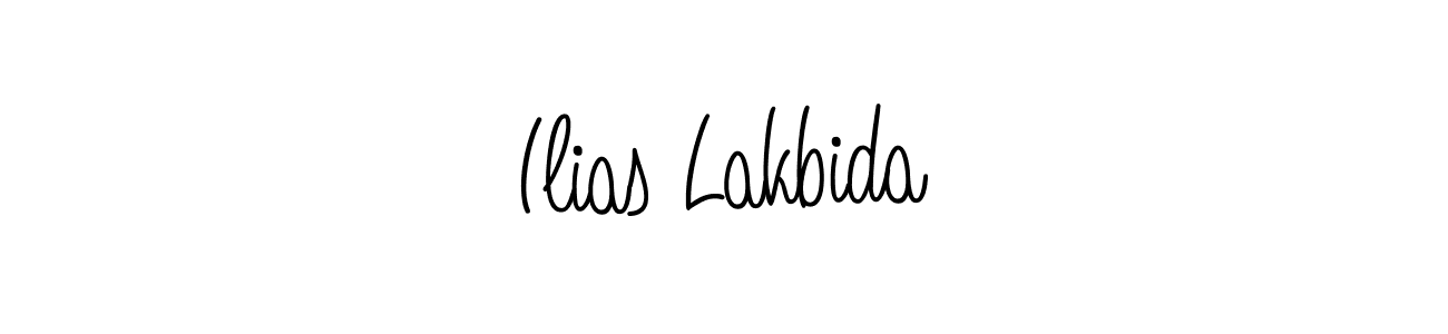 Make a beautiful signature design for name Ilias Lakbida. With this signature (Angelique-Rose-font-FFP) style, you can create a handwritten signature for free. Ilias Lakbida signature style 5 images and pictures png