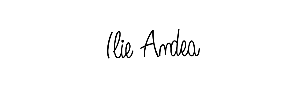 Make a beautiful signature design for name Ilie Andea. With this signature (Angelique-Rose-font-FFP) style, you can create a handwritten signature for free. Ilie Andea signature style 5 images and pictures png