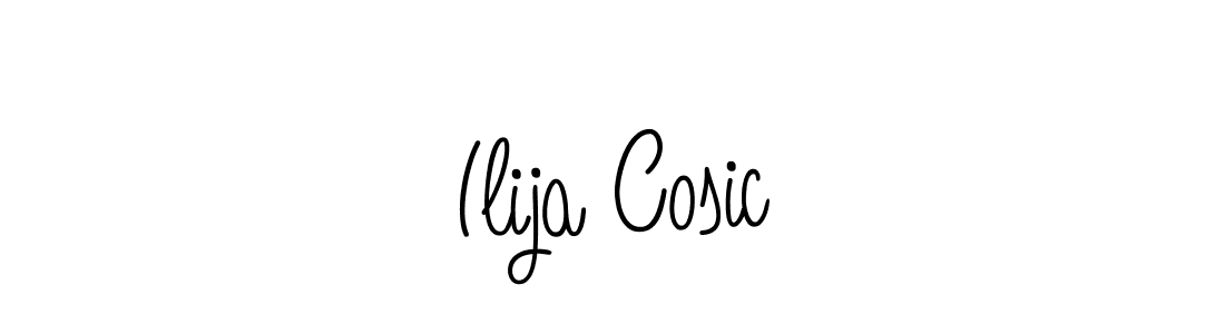Once you've used our free online signature maker to create your best signature Angelique-Rose-font-FFP style, it's time to enjoy all of the benefits that Ilija Cosic name signing documents. Ilija Cosic signature style 5 images and pictures png