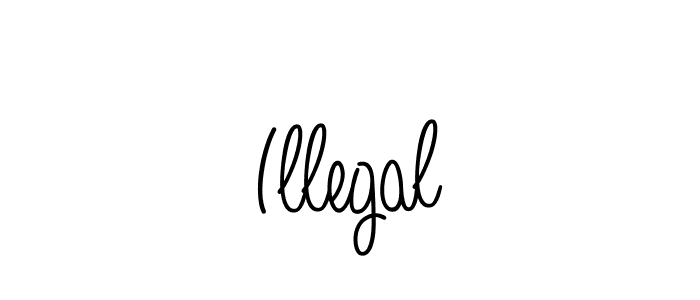 Illegal stylish signature style. Best Handwritten Sign (Angelique-Rose-font-FFP) for my name. Handwritten Signature Collection Ideas for my name Illegal. Illegal signature style 5 images and pictures png