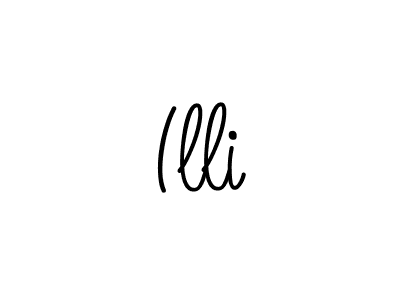 if you are searching for the best signature style for your name Illi. so please give up your signature search. here we have designed multiple signature styles  using Angelique-Rose-font-FFP. Illi signature style 5 images and pictures png