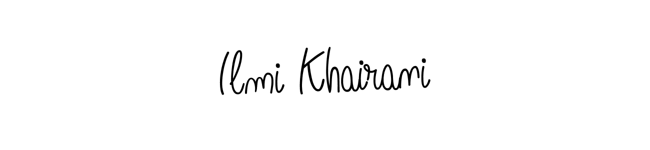 Once you've used our free online signature maker to create your best signature Angelique-Rose-font-FFP style, it's time to enjoy all of the benefits that Ilmi Khairani name signing documents. Ilmi Khairani signature style 5 images and pictures png